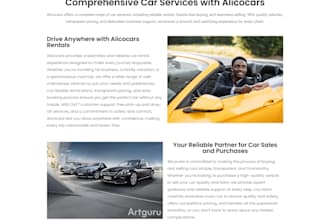 build sleek car rental, taxi, chauffeur booking website