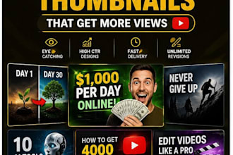 create professional youtube thumbnails that boost CTR