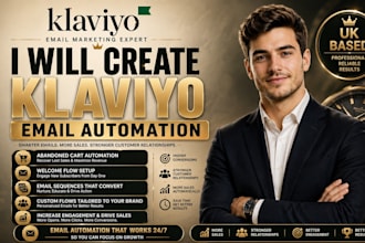 create klaviyo email automation abadoned cart welcome flows email sequences