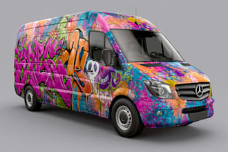 car wrap, van wrap design vehicle wrap
