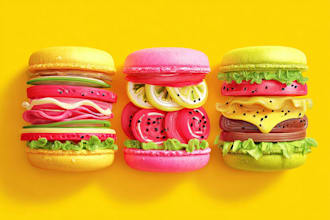 food pop art of your food pop art