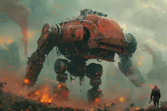 high quality robot, mecha concepts