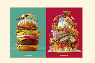 food pop art of your food pop art