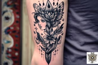 design a unique custom tattoo design