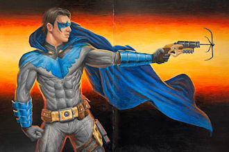create custom full color comics