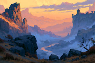 do amazing fantasy landscape
