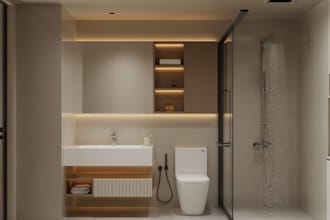 do 3d interior design for bedroom, kitchen, dining, bathroom living