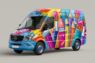 awesome car wrap design