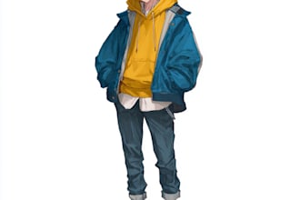 do a anime character art