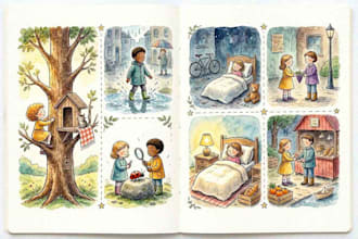 draw children illustrations for books