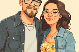 design couple portrait wedding portrait