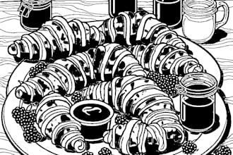 create a custom printable coloring book PDF 20 pages