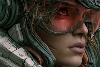 sci fi character illustration or sci fi character