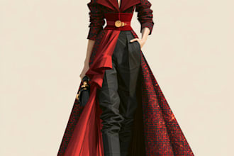 draw a fashion illustration