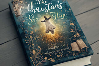 do christian book cover design, custom book cover, KDP cover