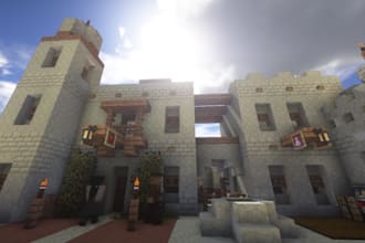 build custom minecraft city, castle, spawn or hub
