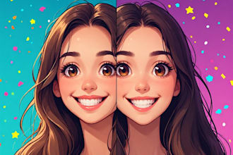 do a cartoon portrait of you, perfect gift