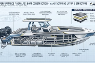 design aluminum, steel and fiberglass boat manufacturing drawing