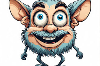create a professional animal, mascot, character