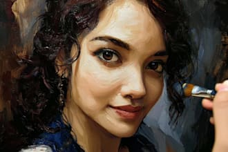 paint your photo in oil painting style