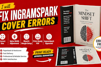 fix ingramspark cover upload and rejection errors