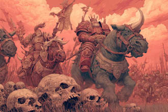 design your custom grimdark army commander or sci fi warrior