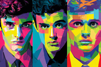 make awesome wpap pop art portrait