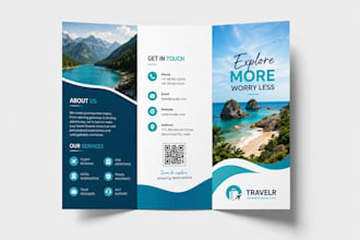 design trifold and bifold brochures