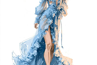 create custom fashion illustrations and croquis