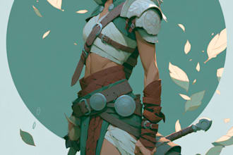 dnd character art and dnd character illustration