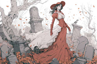 draw horror character illustration