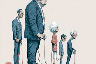 stunning digital political cartoon for political cartoon