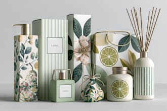 draw product packaging design
