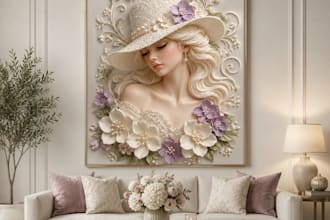 design custom printable wall art for home office hotel and restaurant