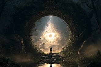design a unique fantasy album cover