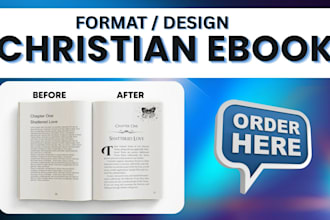 design, format christian ebook, format christian daily devotional prayer journal