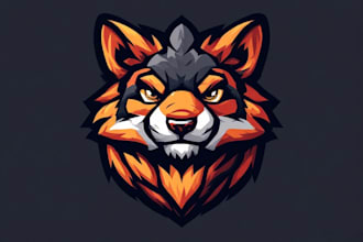 design professional mascot logo design for gaming