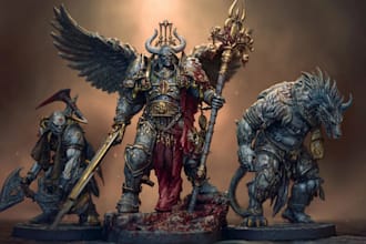 paint your warhammer 40k, sigmar and dnd miniatures