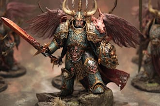 draw your warhammer, 40k, wargaming miniatures