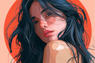 draw vector art portrait face, vehicle