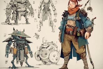 illustrate cinematic keyframe concept art for visual development