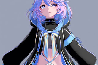 do a anime character