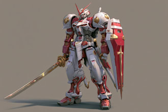 do mecha robot gundam illustrations