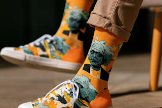 design custom and unique socks design