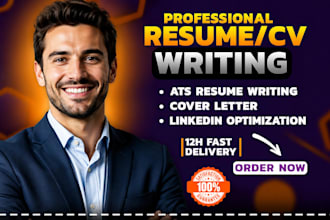 write and upgrade your resume, cv, cover letter, linkedin