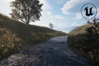 unreal engine 5 cinematic 3d environment game environment animation cgi lighting