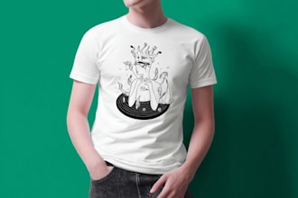 create full graphic streetwear designs for clothing brands