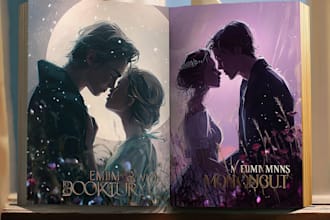 design stunning romance book cover or adult book cover