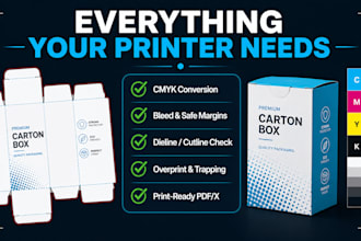 make your packaging and label print ready
