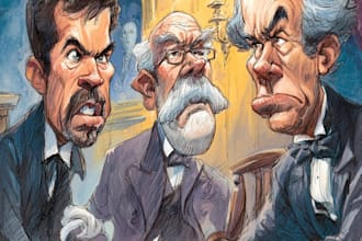 make digital political cartoon caricature